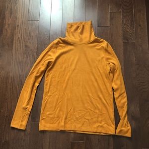 Mustard turtleneck